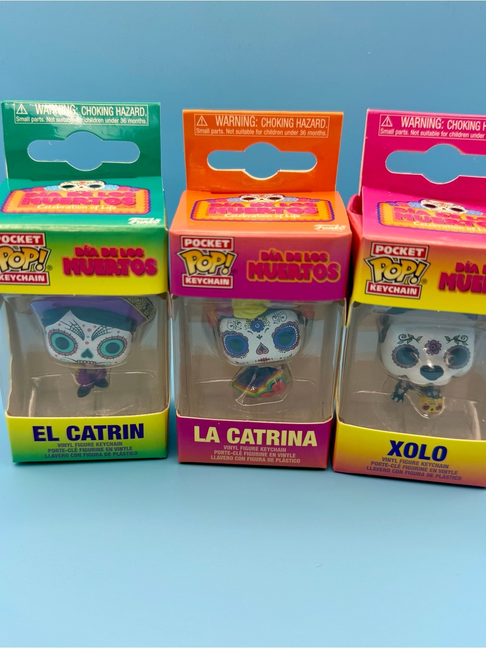 Funko Pocket Pop! Día De Los Muertos El Catrin La Catrina Xolo Bundle